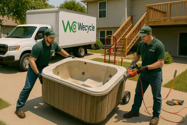 Safe and Sustainable Hot Tub Removal Solutions