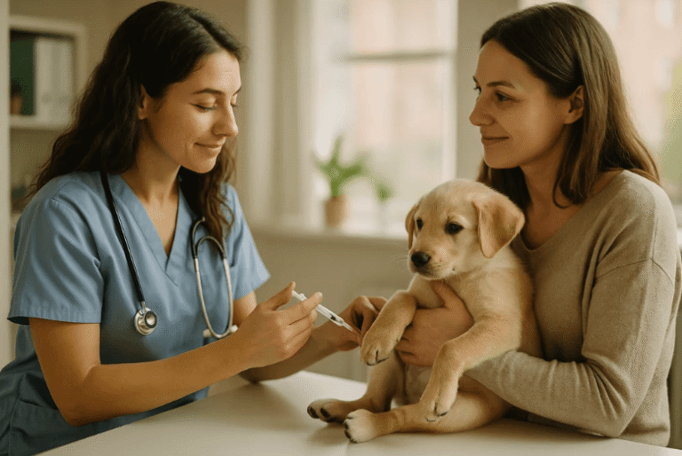 In Home Pet Vaccinations: What To Expect And How Records Are Handled
